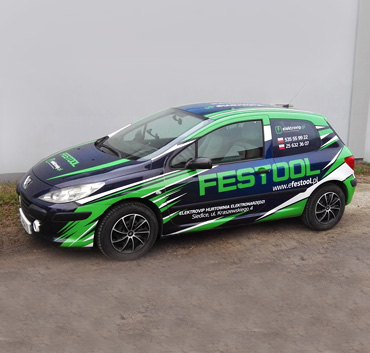 Festool znakowanie auta osobowego