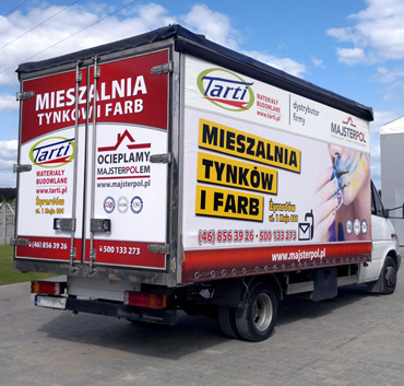 Majsterpol oznakowanie ciężarówki
