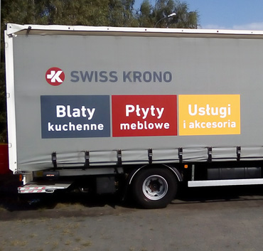 Swiss Krono oznakowanie plandeki