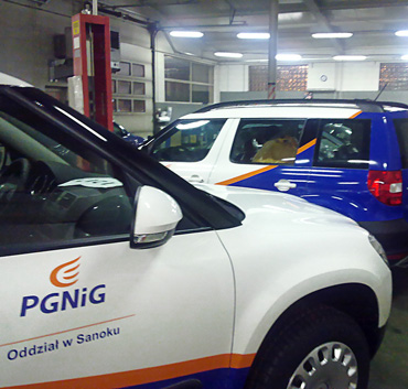 PGNiG oznakowanie osobówki