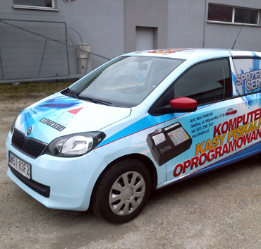 AVC multimedia reklama na pojeździe