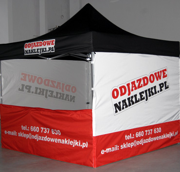 Odjazdowe naklejki namiot