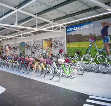 Centrum Rowerowe oznakowanie sklepu 2