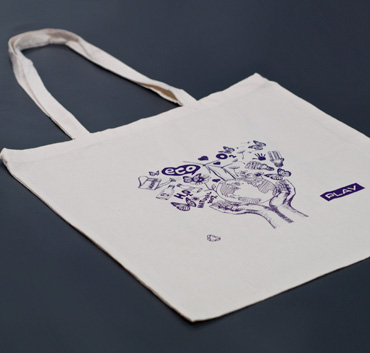 Play torba bawełniana