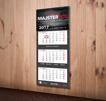 Majsterpol kalendarz trójdzielny