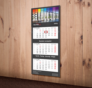 Majsterpol kalendarz trójdzielny 2