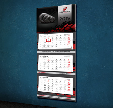 Agromal kalendarz trójdzielny