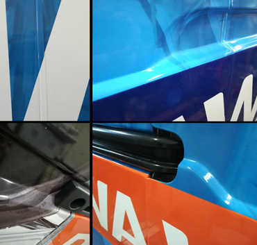 Metalsistem reklama samochodowa szczegóły