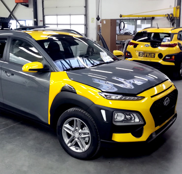 Serenada Hundai Kona oklejenie