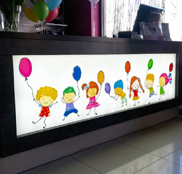 GoDan wewnętrzny kaseton świetlny - zbliżenie