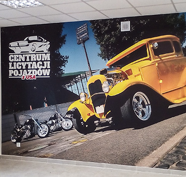 Centrum Licytacji Pojazdów fototapeta płyta