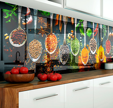 Druk UV szkło kuchnia