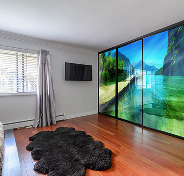 Druk UV szkło szafa