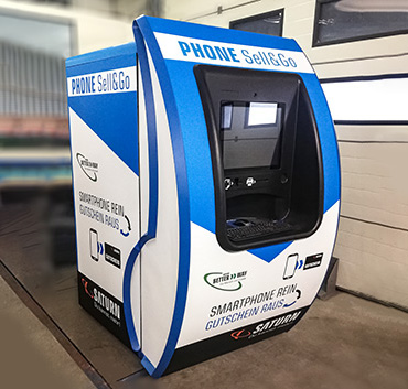 Sell&Go automat oklejanie