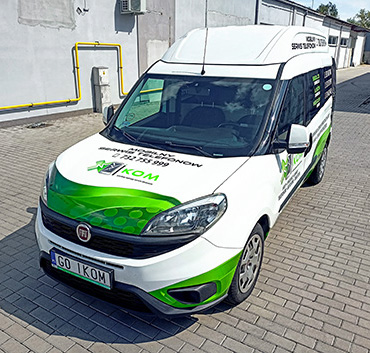 iKom fiat Doblo przód
