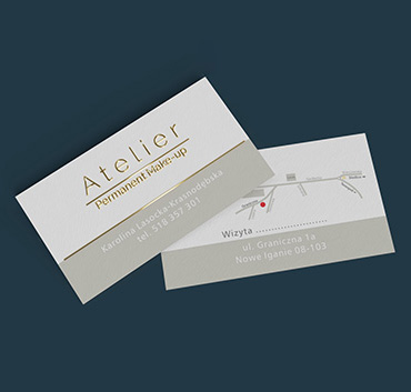 Atelier wizytówki
