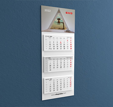 Vito kalendarz trójdzielny