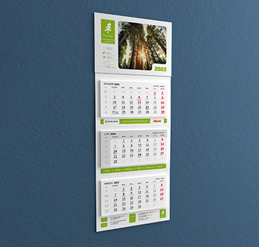 Pakdrew kalendarz trójdzielny