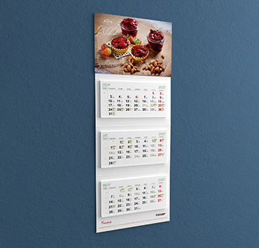 Zentis kalendarz trójdzielny