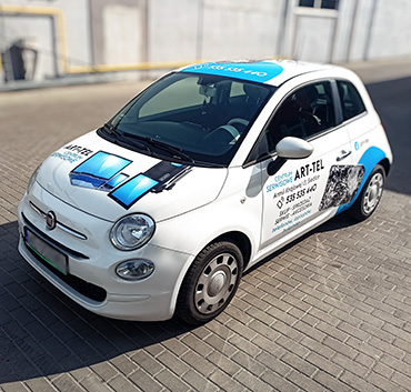 Art-tel Fiat500 przód